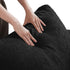 CloudForm™ 3-Seater + Ottoman Modular Sofa | Black.