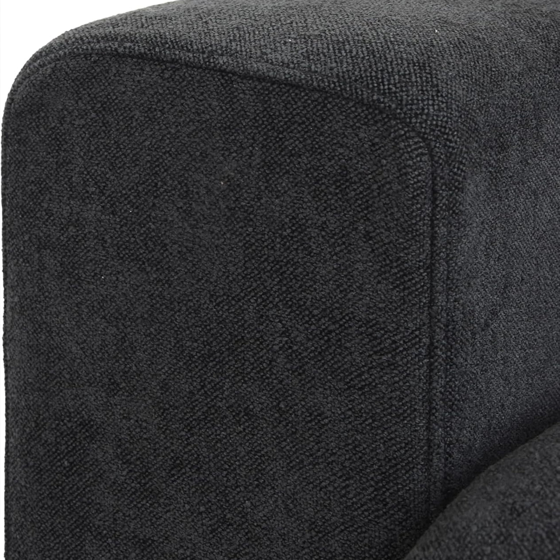 CloudForm™ 3-Seater + Ottoman Modular Sofa | Black.