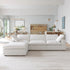 CloudForm™ 3-Seater + Ottoman Modular Sofa | White.