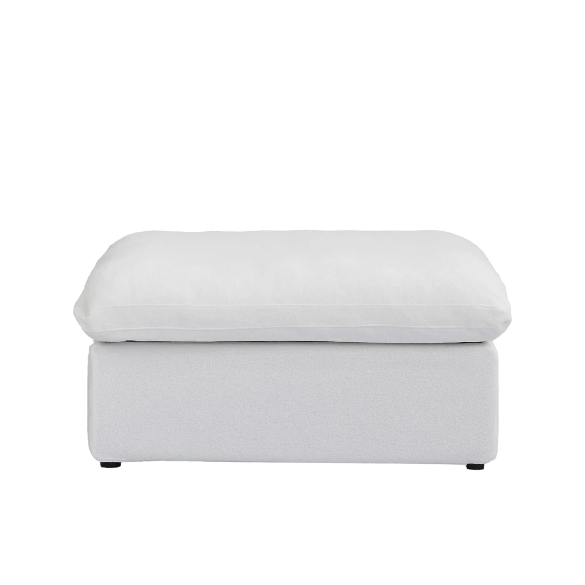 CloudForm™ 3-Seater + Ottoman Modular Sofa | White.