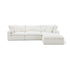 CloudForm™ 3-Seater + Ottoman Modular Sofa | White.