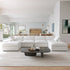 CloudForm™ 4-Seater + Ottoman Modular U-Sofa | White.