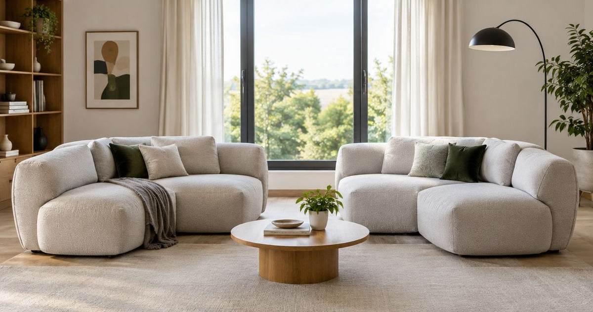 Can a modular cloud couch be split into two sofas?