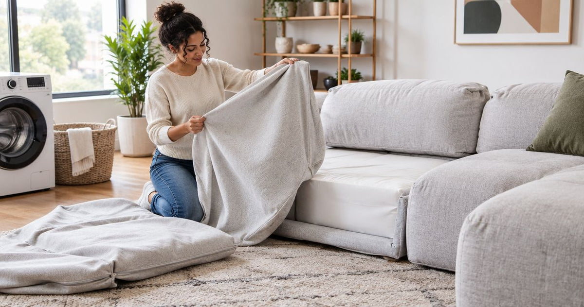 Can you remove and wash covers on a modular cloud couch?
