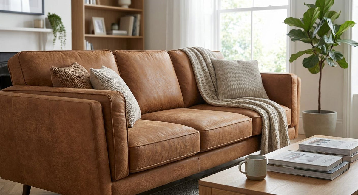 Best leather-look fabric sofas in 2026