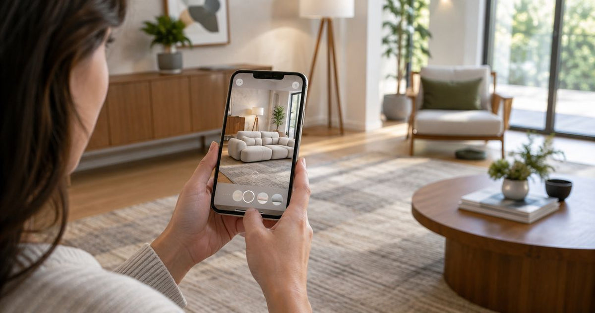 How to preview a cloud sofa in your room with AR before you buy