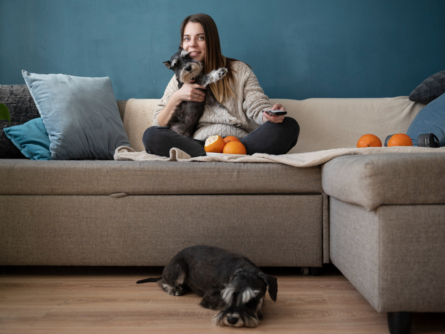 Budget-friendly armless sofa for college apartment
