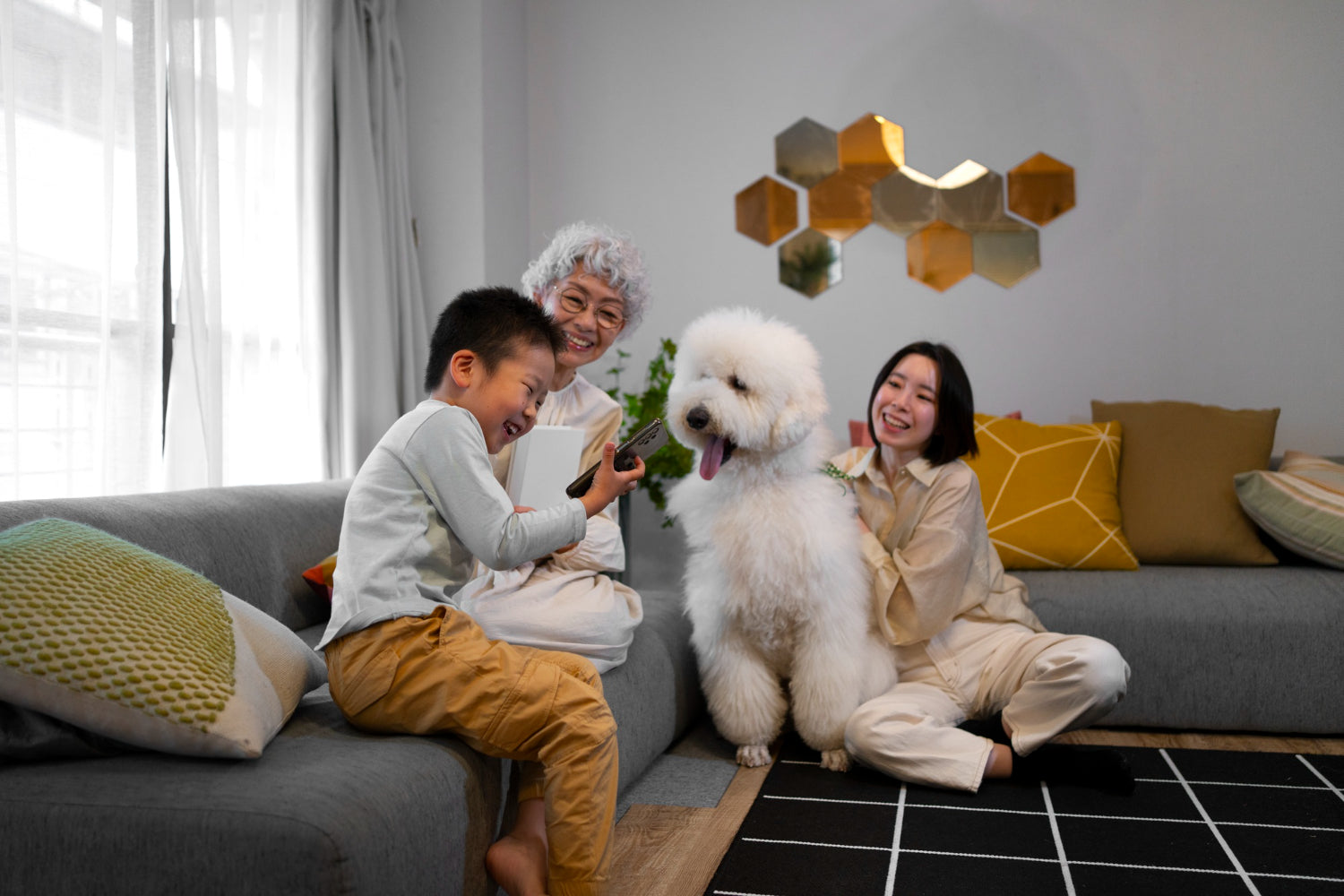 Tiny house sofa with compact storage