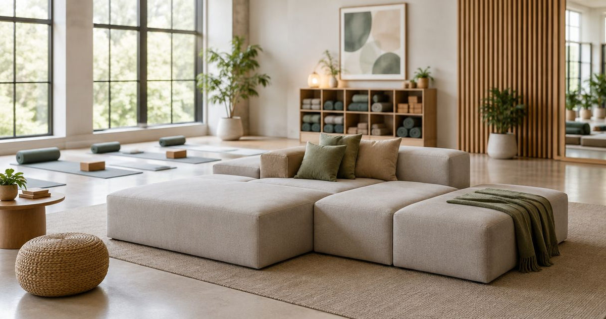 Modular sofas for yoga and wellness studios: complete 2026 guide