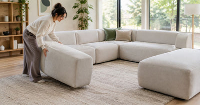 Can you rearrange a modular cloud couch yourself?