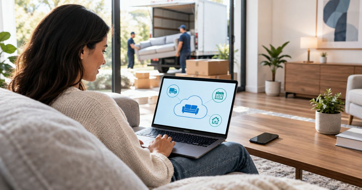 How to connect a moving company to your cloud sofa delivery date