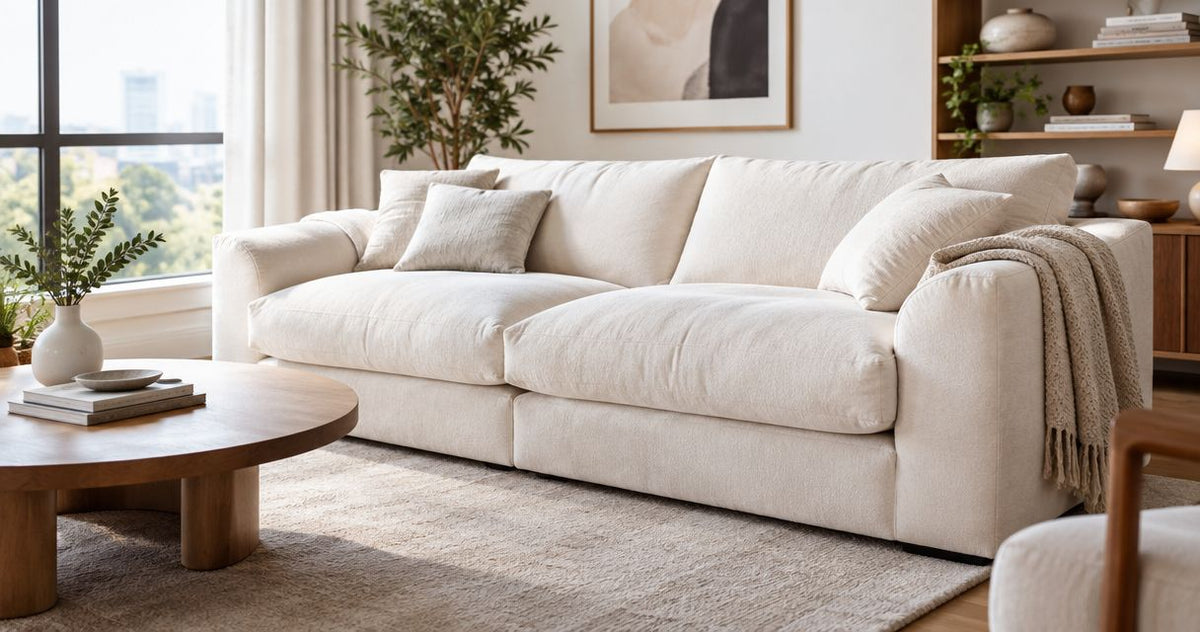 How much does a feather down sofa cost in 2026?