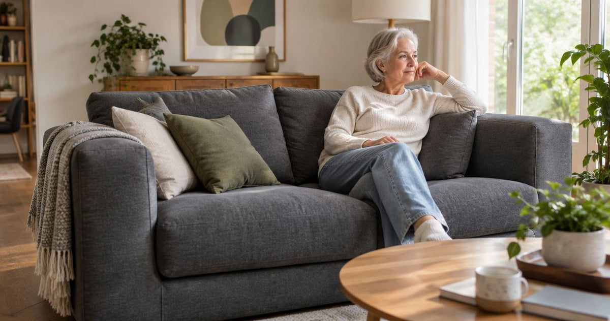 Is a deep seat sofa hard to get out of for older adults?