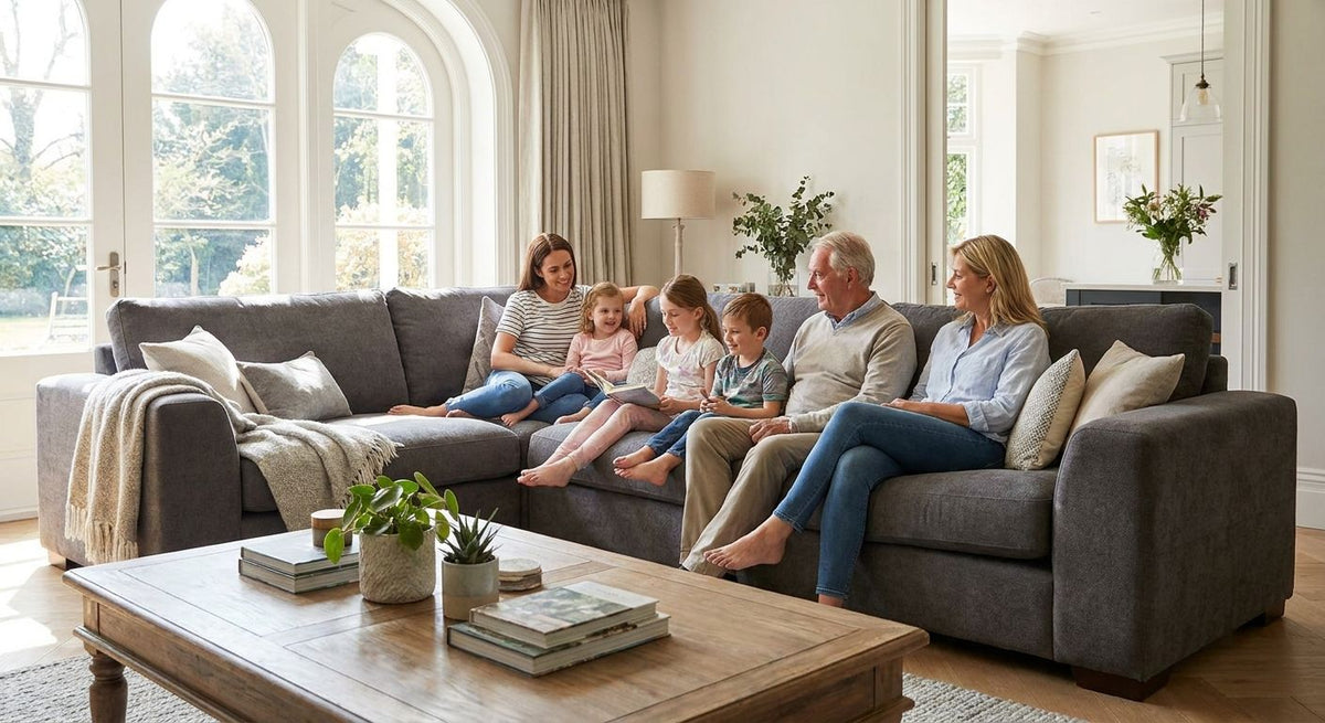 Best 4-seater sofas for large families in 2026