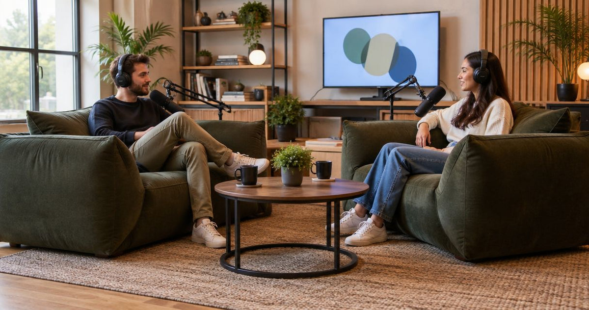 Deep seat sofas for podcast and content studios: complete 2026 guide