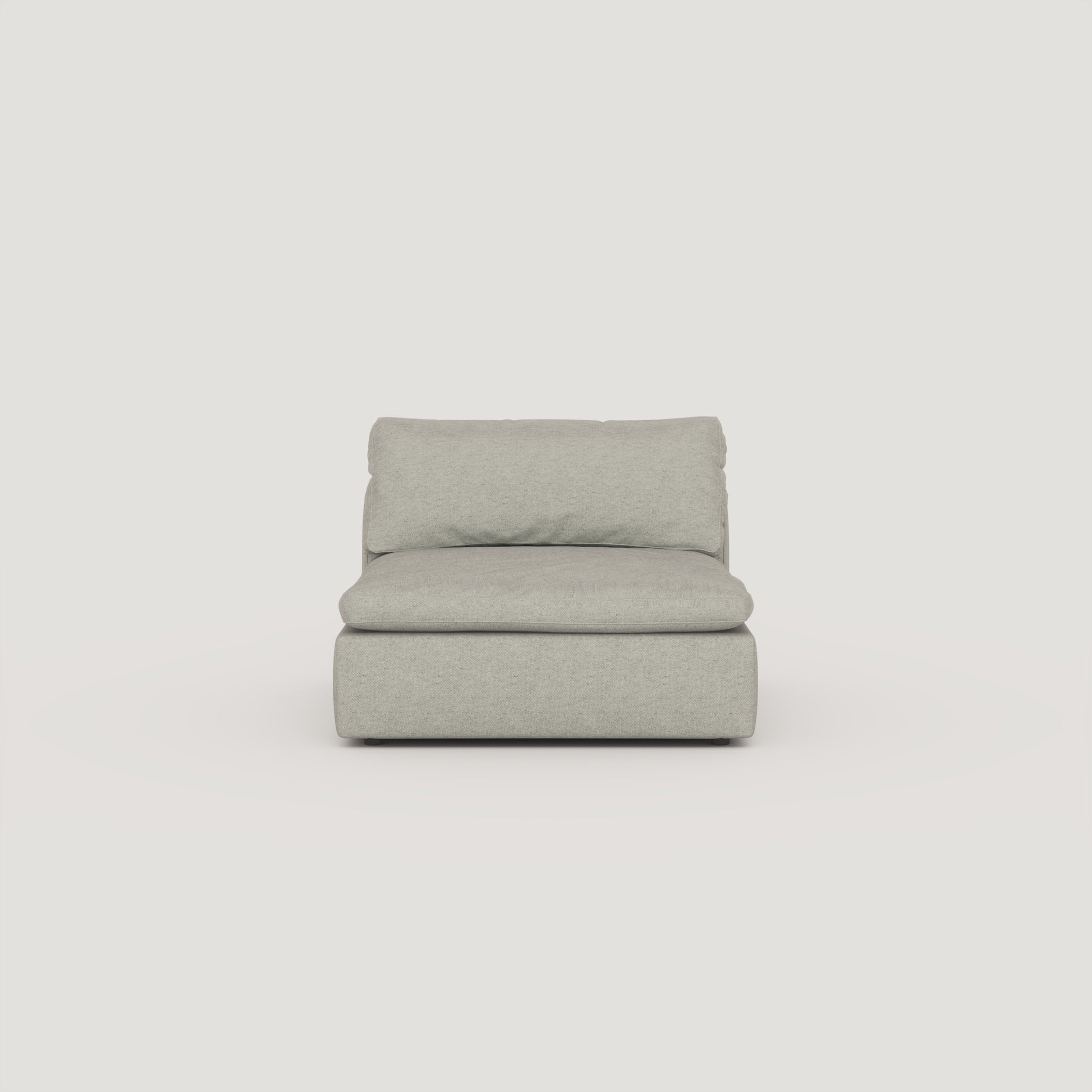 CloudForm™ Middle Armless Slipcover | Pearl