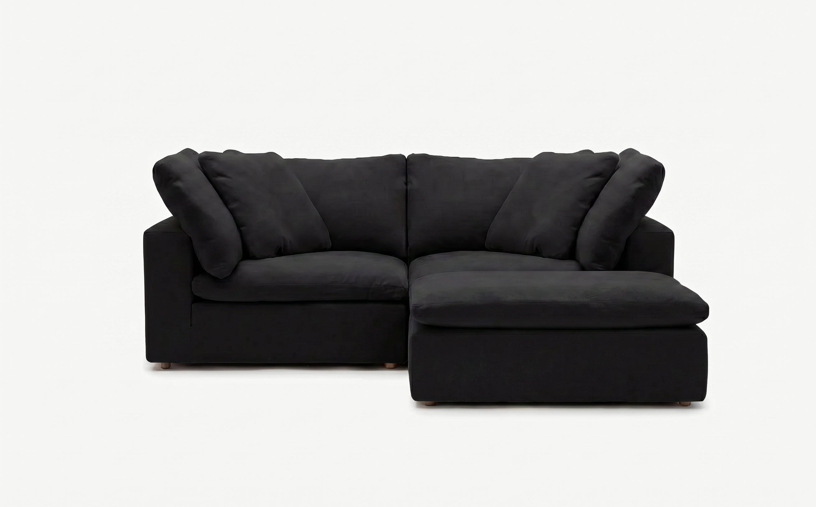 Cloud Couch Luxe 3-Seater Modular Sectional | Black