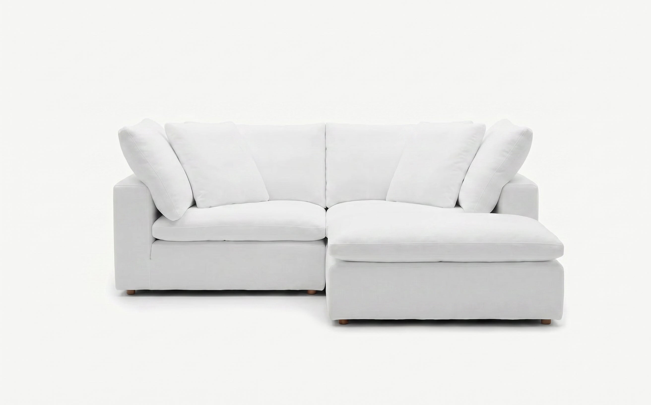 Cloud Couch Luxe 3-Seater Modular Sectional | White