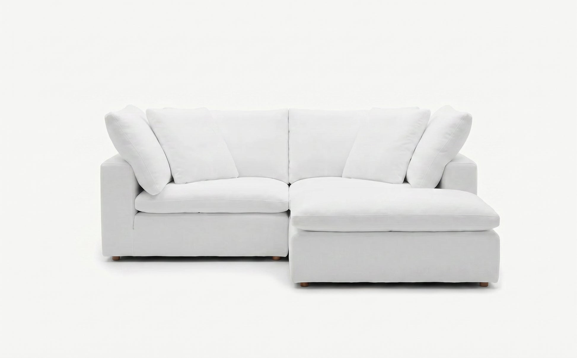 Cloud Couch Luxe 3-Seater Modular Sectional | White