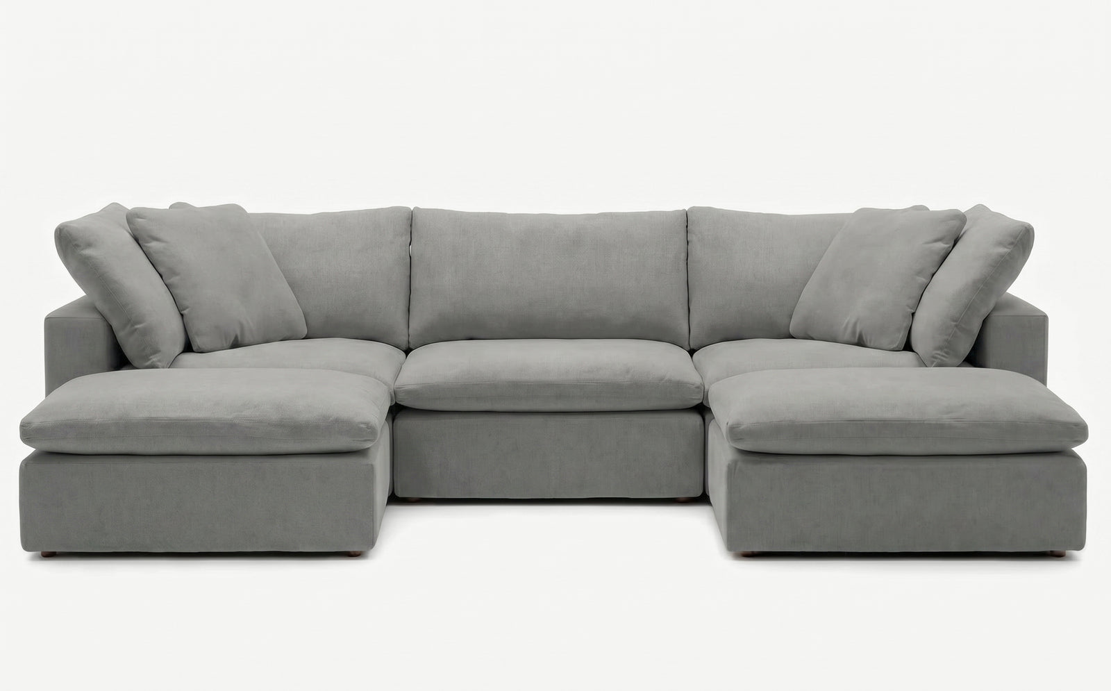 Cloud Couch 5-Seater Modular U Sectional | Gray