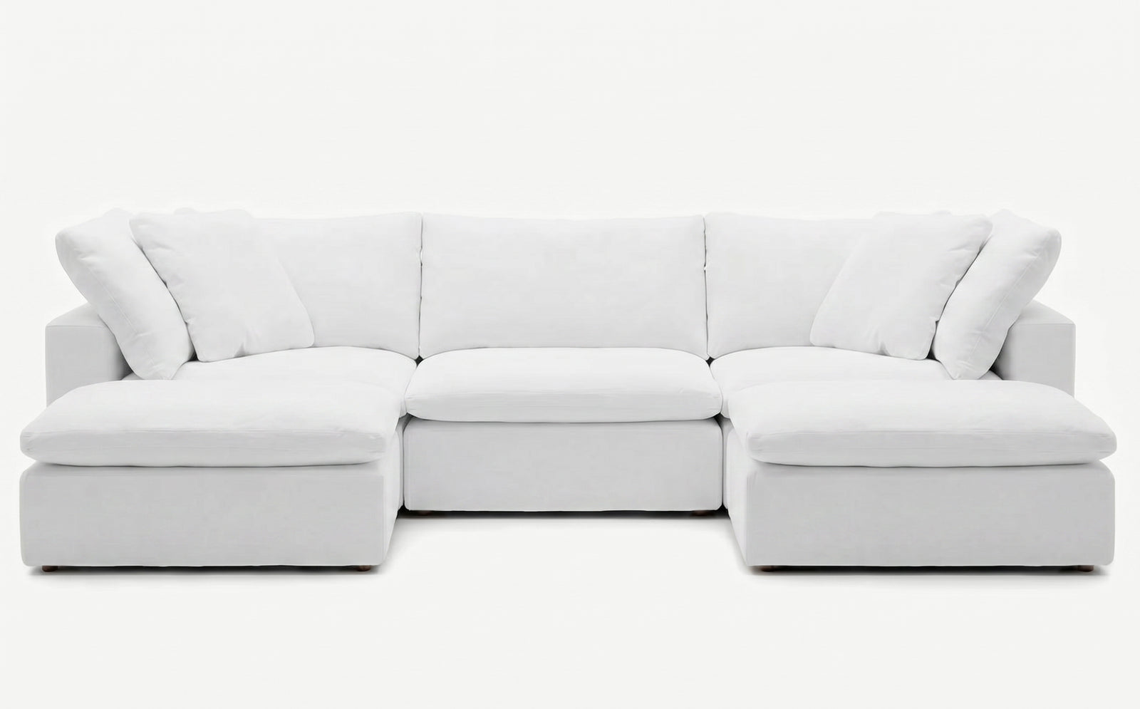Cloud Couch 5-Seater Modular U Sectional | White