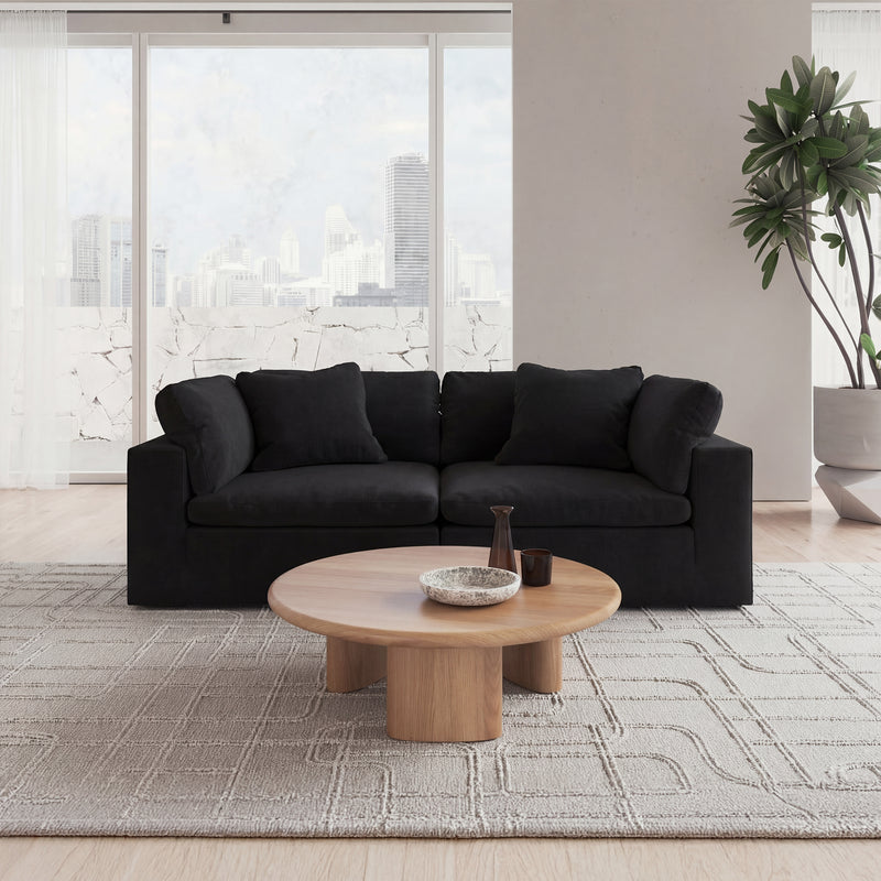 CloudForm™ 2-Seater Modular Sofa Luxe Version | Black