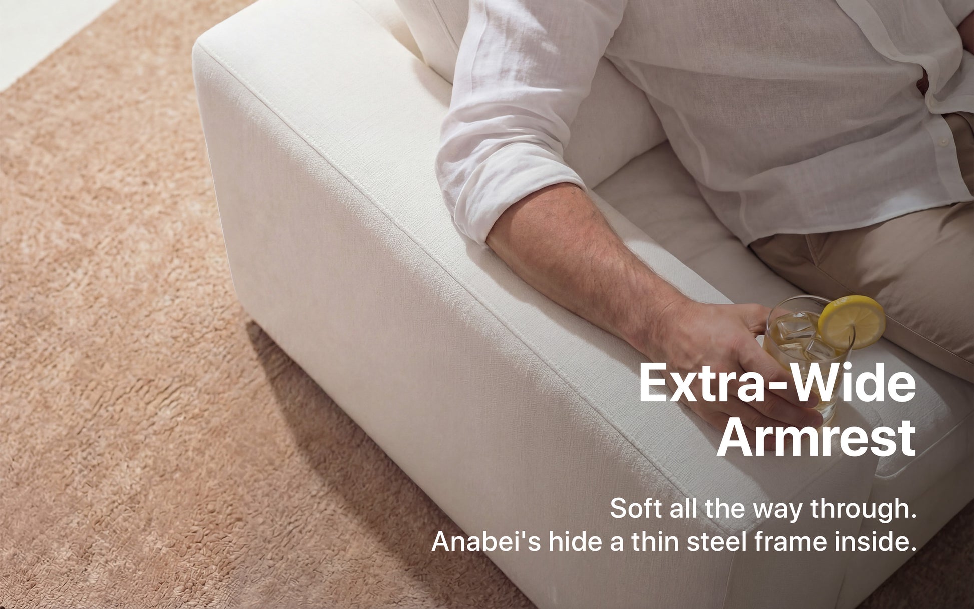 Cloud Couch 5-Seater Modular Corner Sectional | White