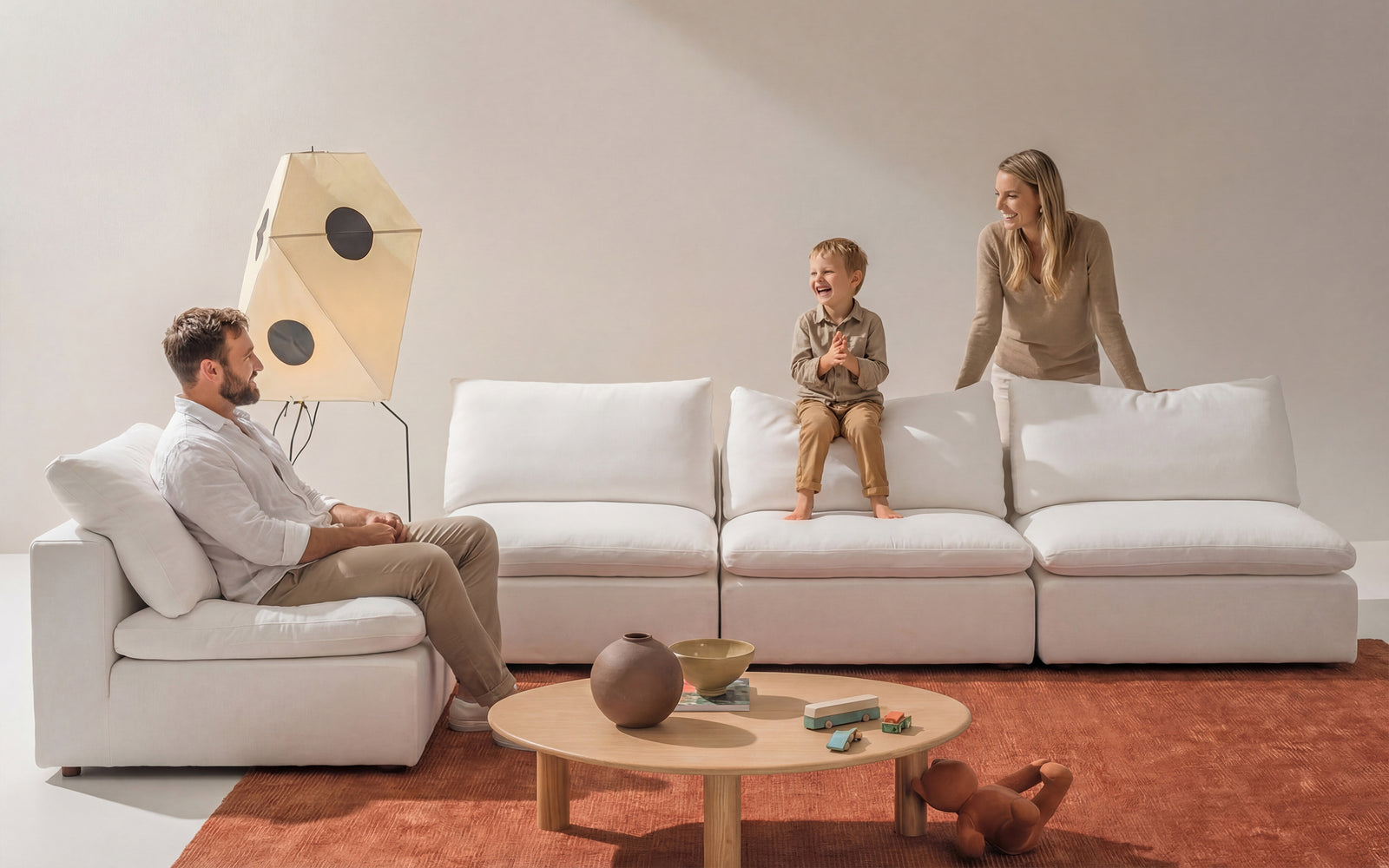 Cloud Couch 5-Seater Modular Corner Sectional | White