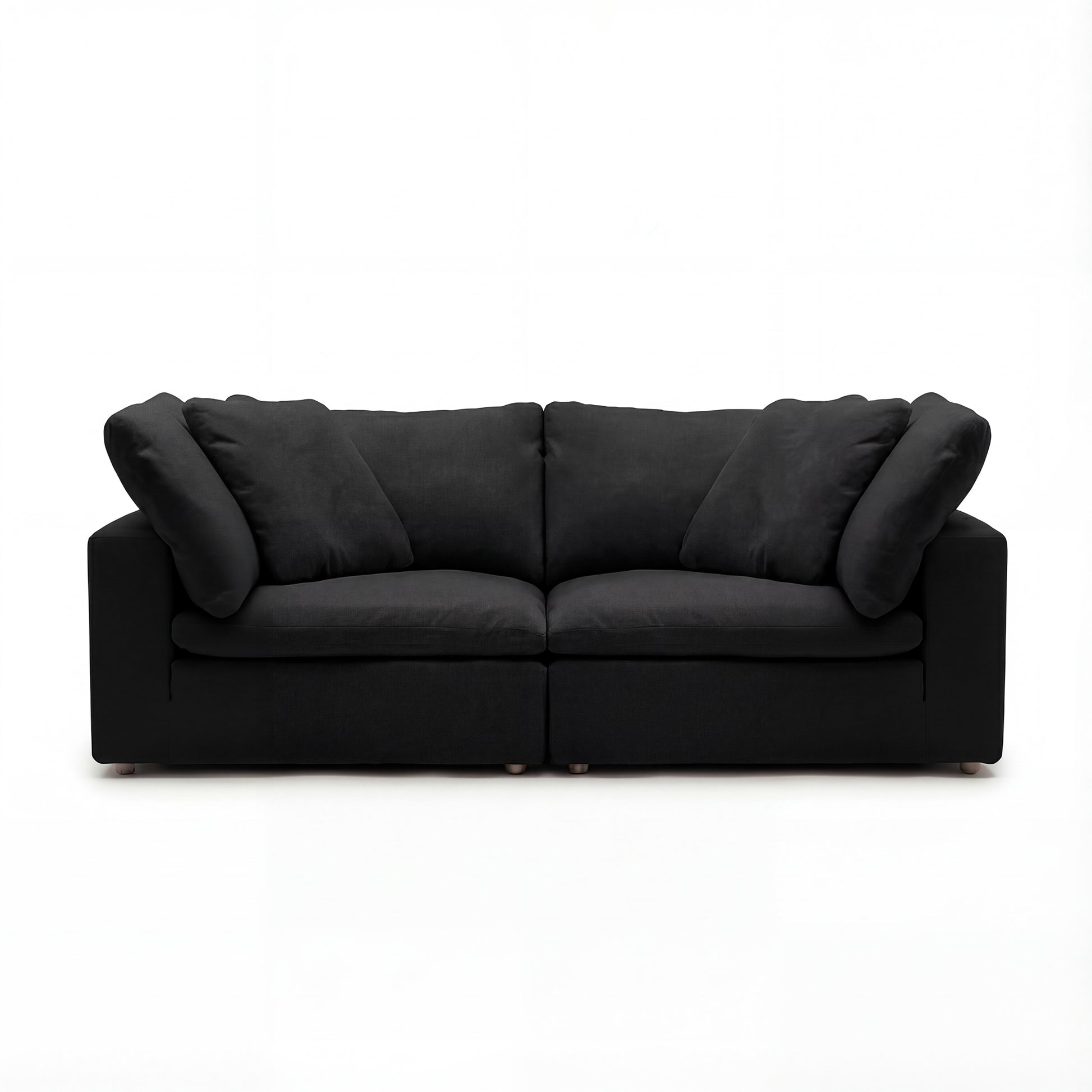 CloudForm™ 2-Seater Modular Sofa Luxe Version | Black