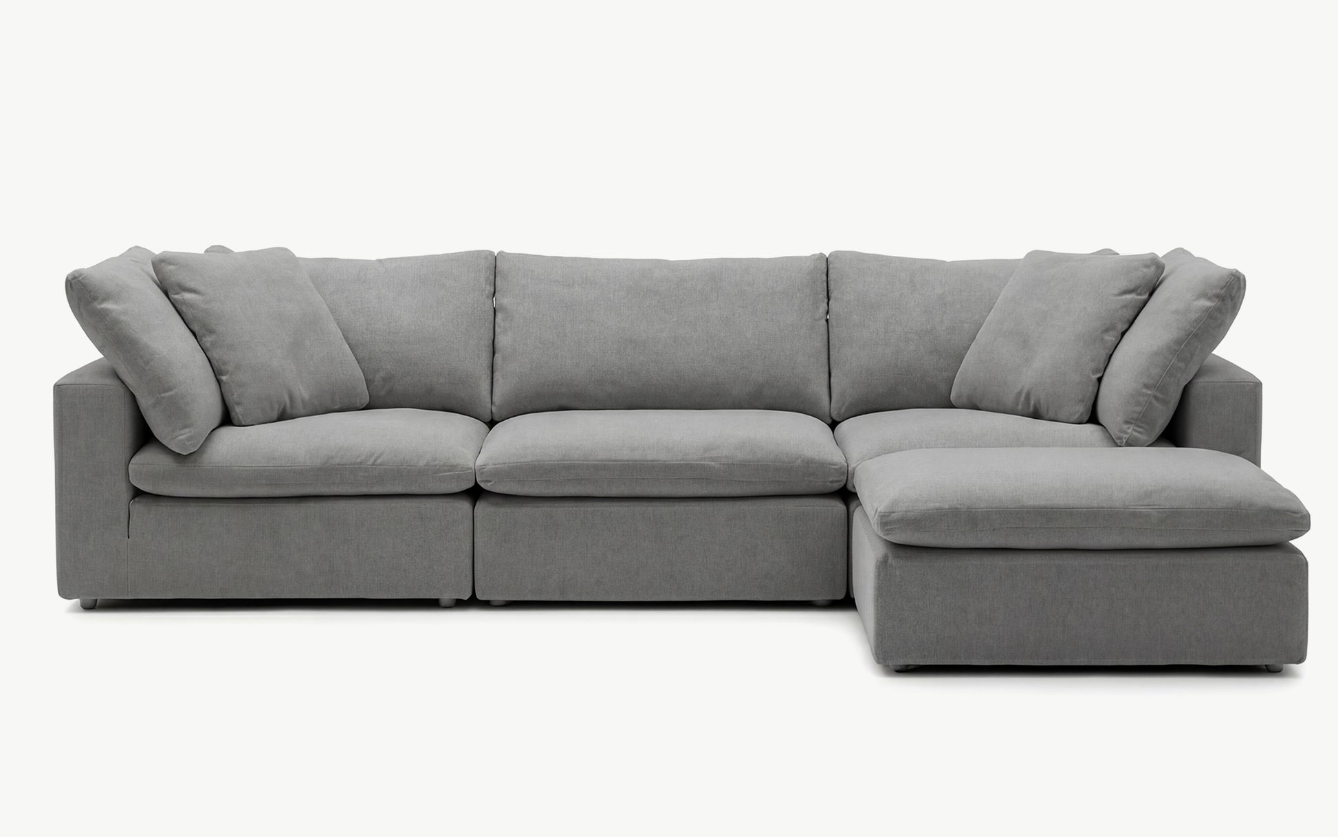 Cloud Couch Luxe 4-Seater Modular Sectional | Gray