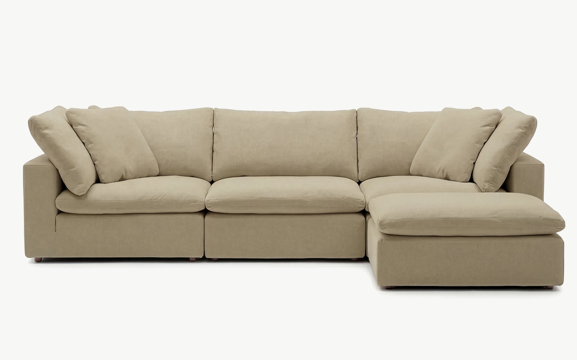 Cloud Couch Luxe 4-Seater Modular Sectional | Beige