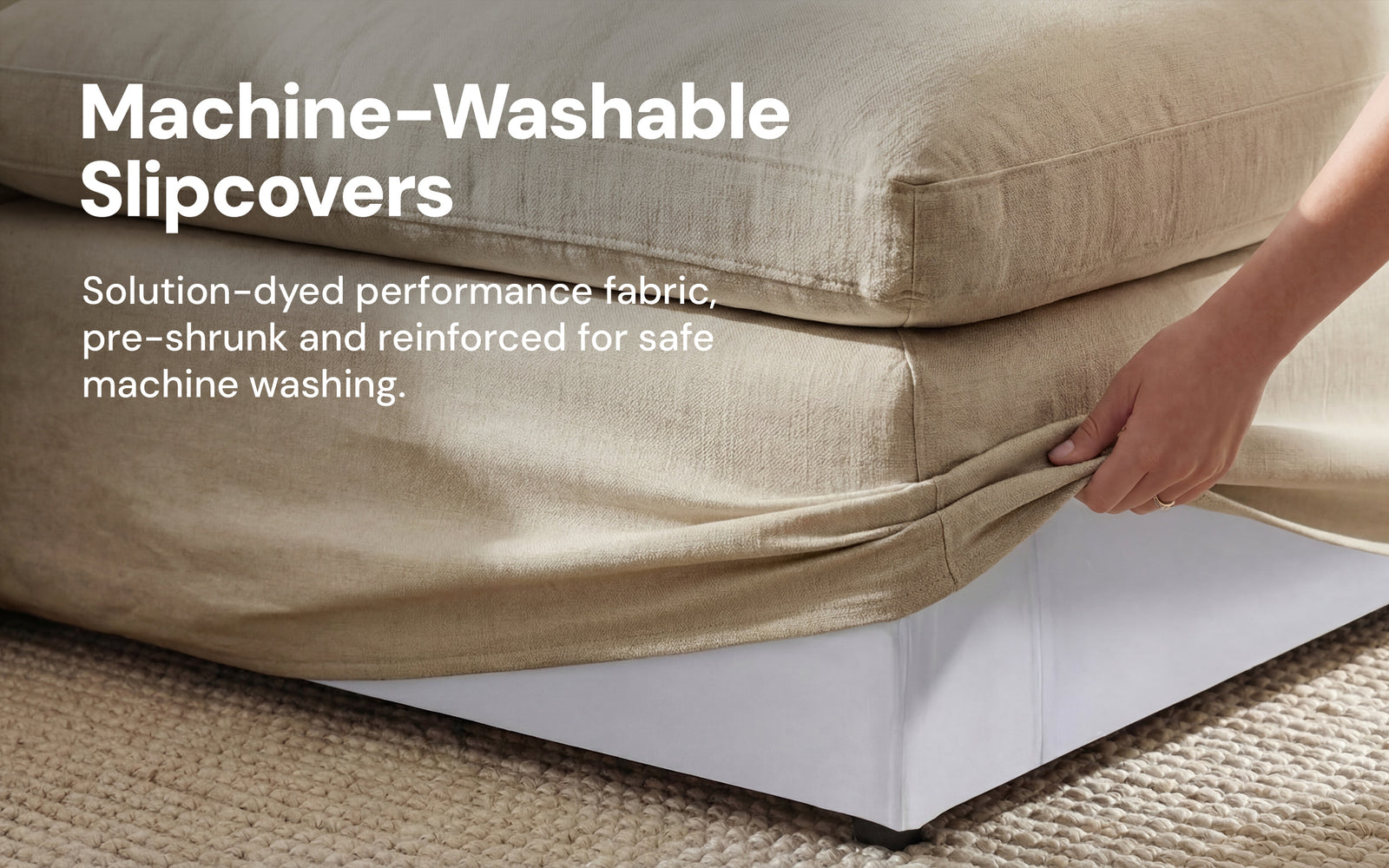 Cloud Couch 4-Seater Modular Sectional | Beige