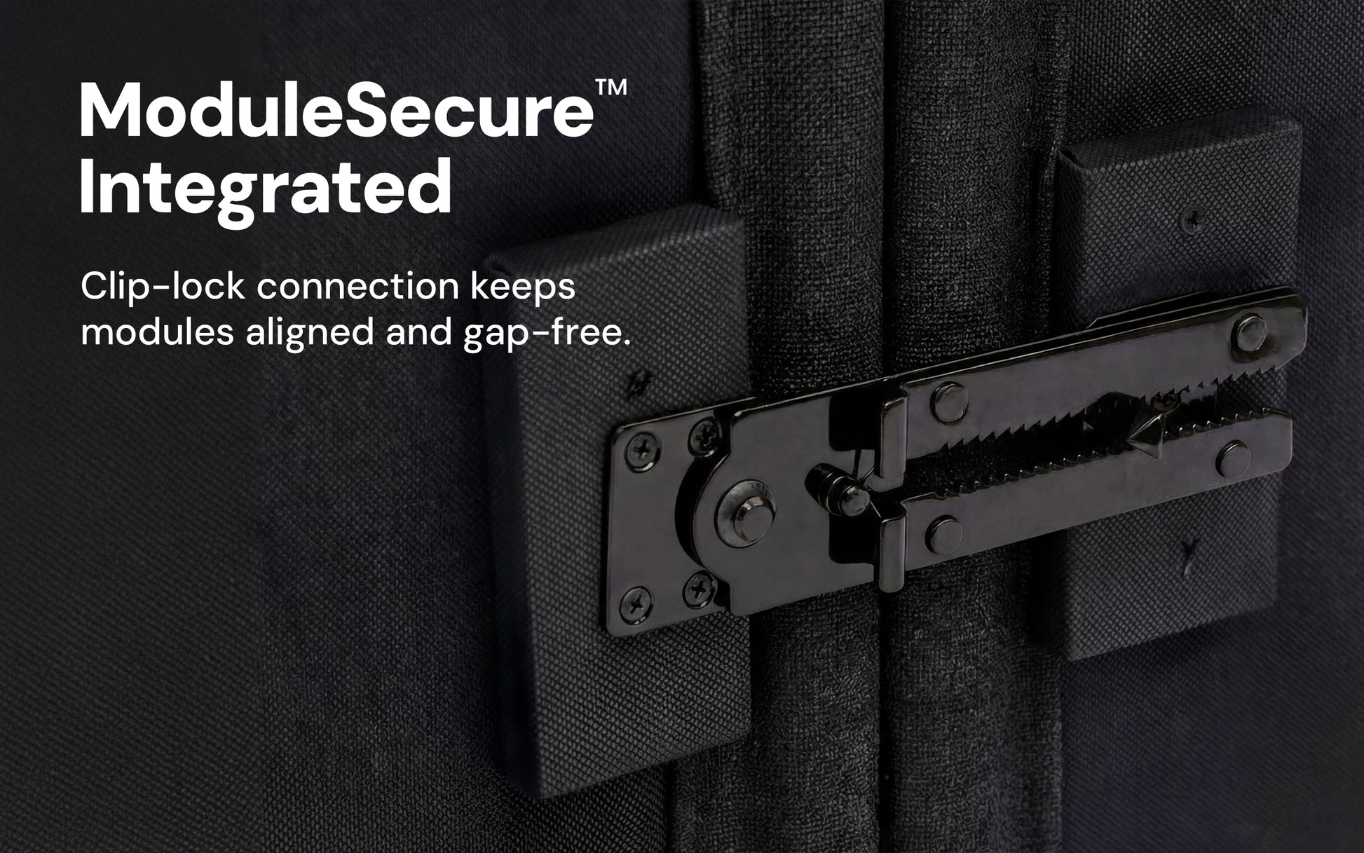 Cloud Couch Luxe 4-Seater Modular Sectional | Black