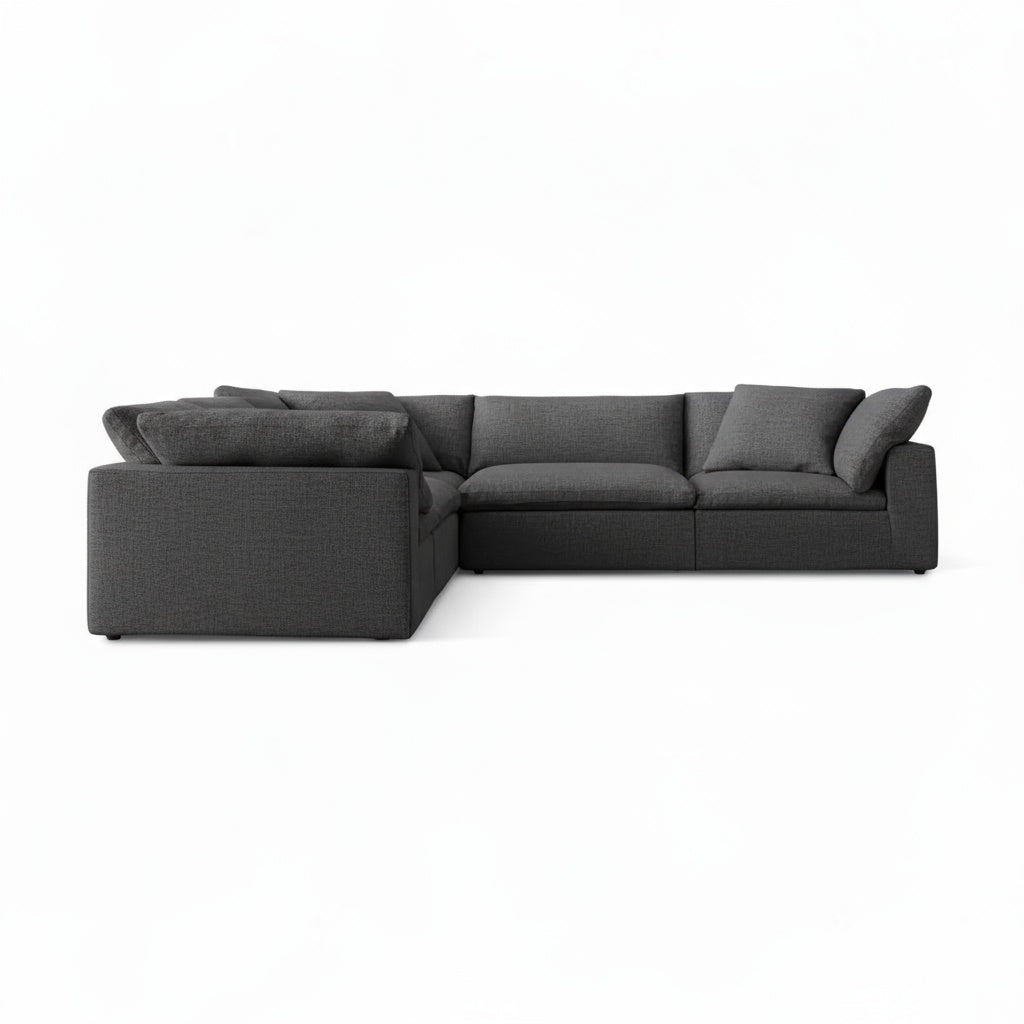 CloudForm™ 5-Seater Modular L-Sofa | Anthracite