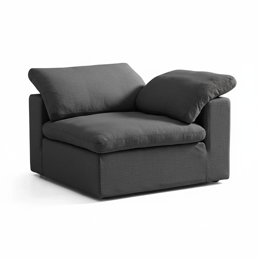 CloudForm™ 3-Seater + Ottoman Modular Sofa | Anthracite