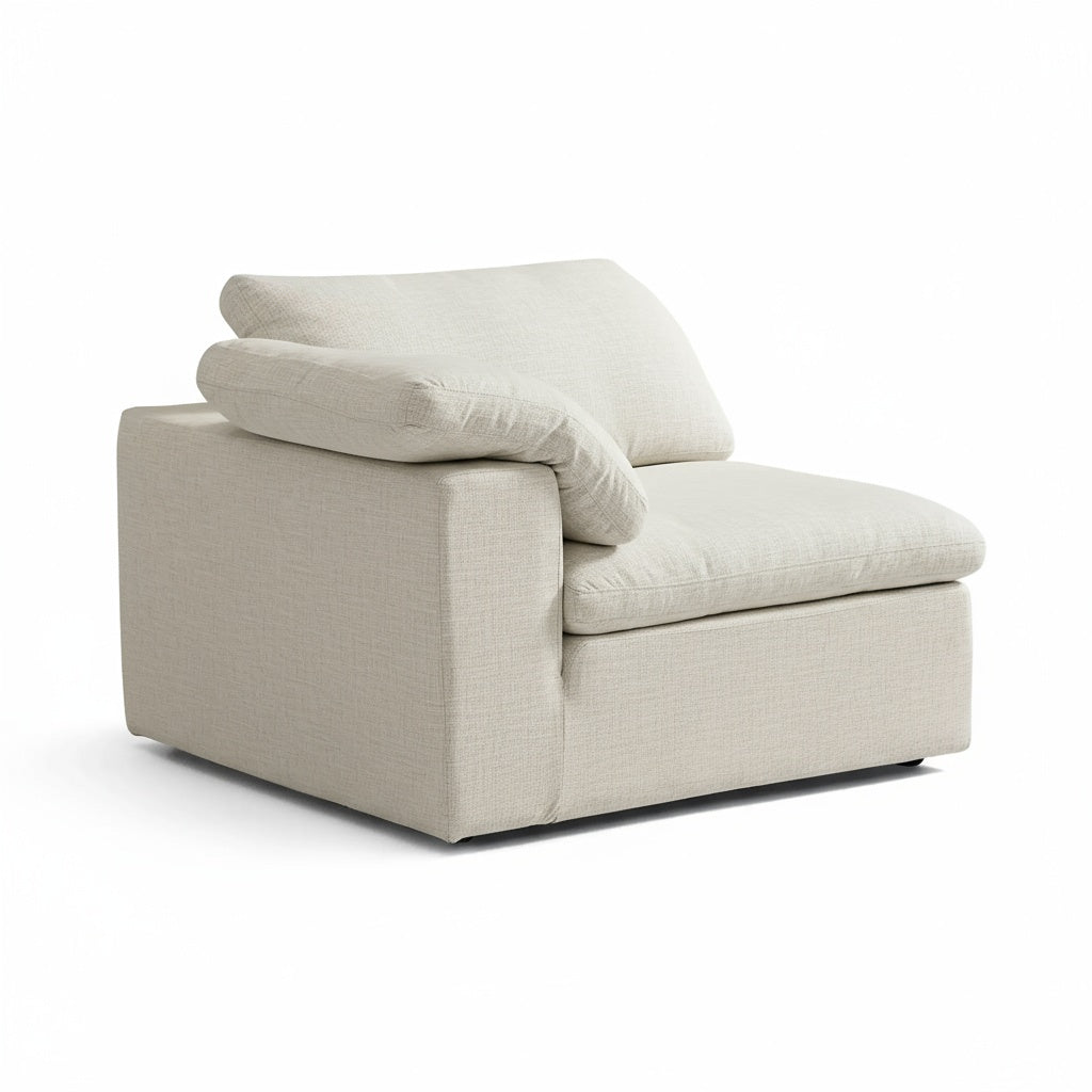 CloudForm™ 5-Seater Modular L-Sofa | Pearl