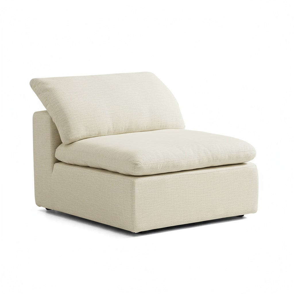 CloudForm™ 3-Seater + Ottoman Modular Sofa | Cream