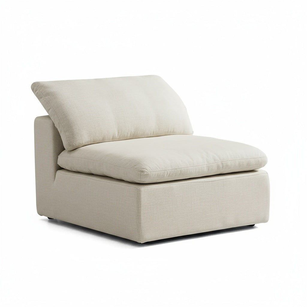 CloudForm™ 5-Seater Modular L-Sofa | Pearl