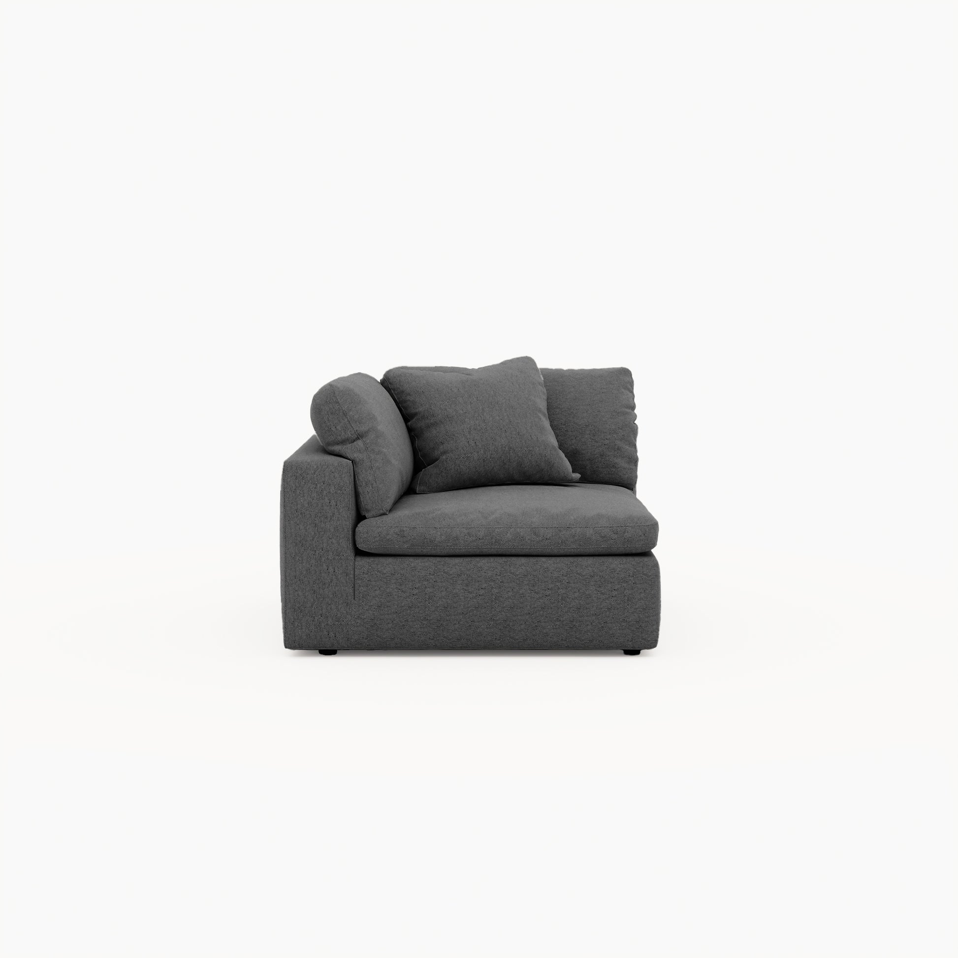 CloudForm™ Middle Armless Slipcover | Anthracite