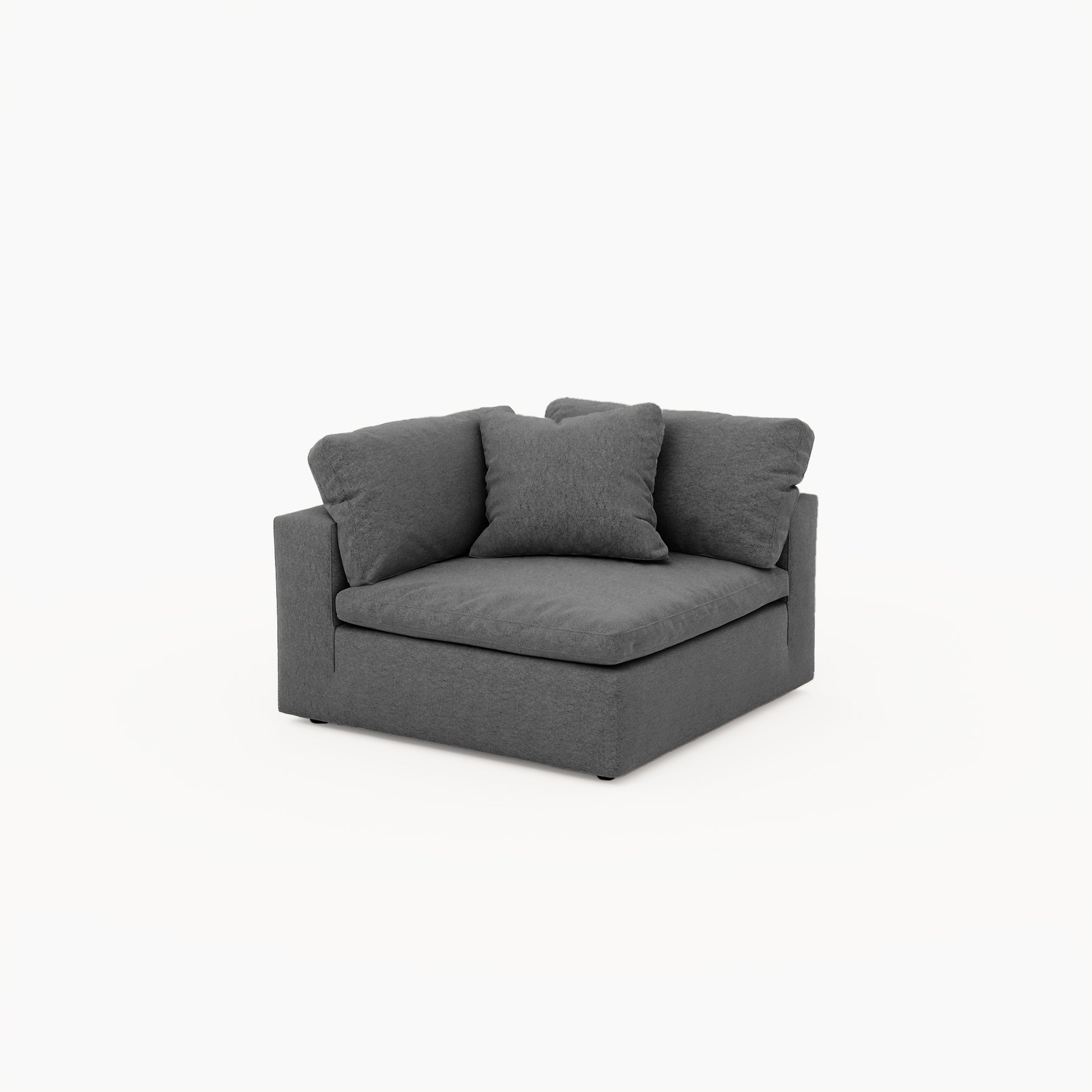 CloudForm™ 3-Seater + Ottoman Modular Sofa | Anthracite