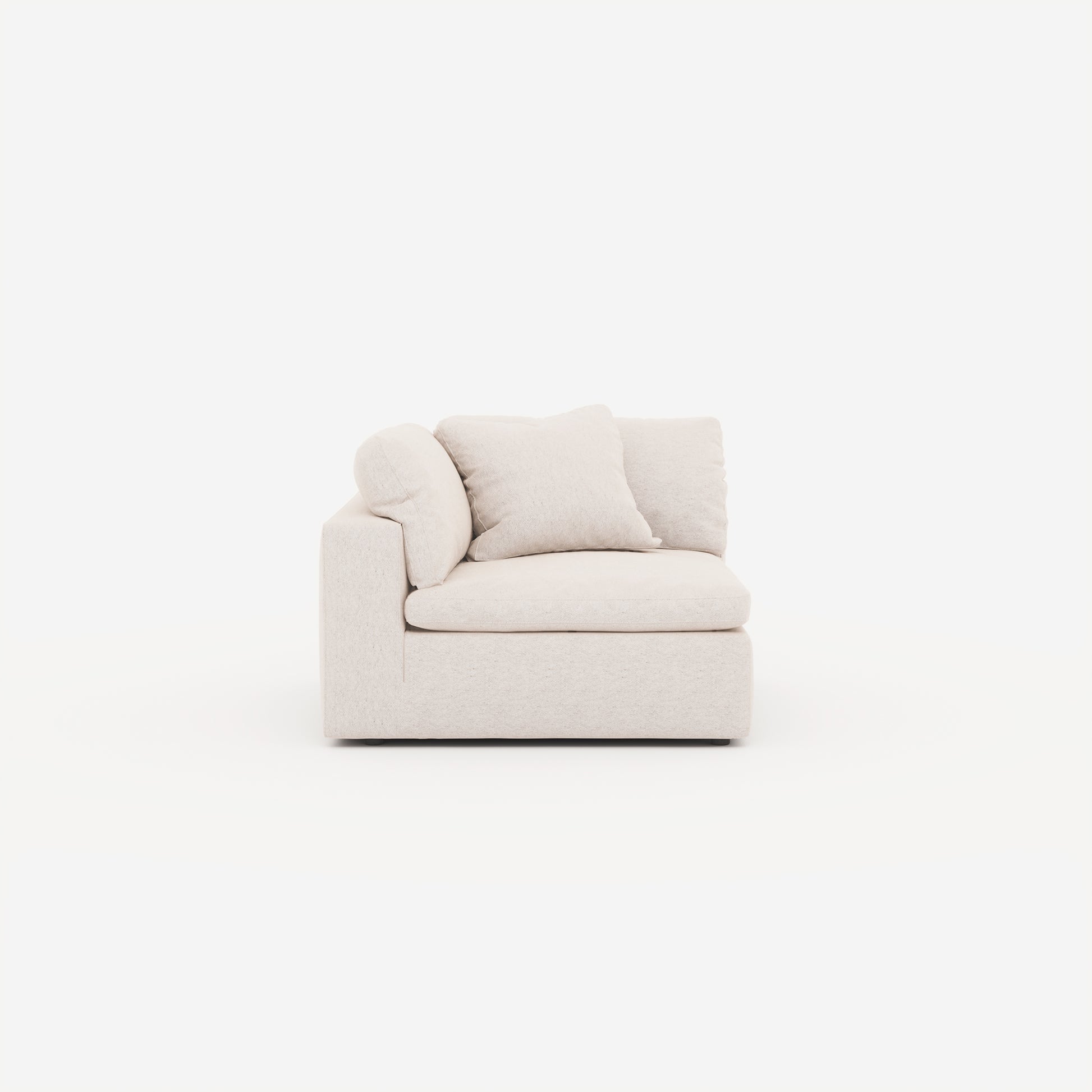 CloudForm™ Corner Module Slipcover | Cream