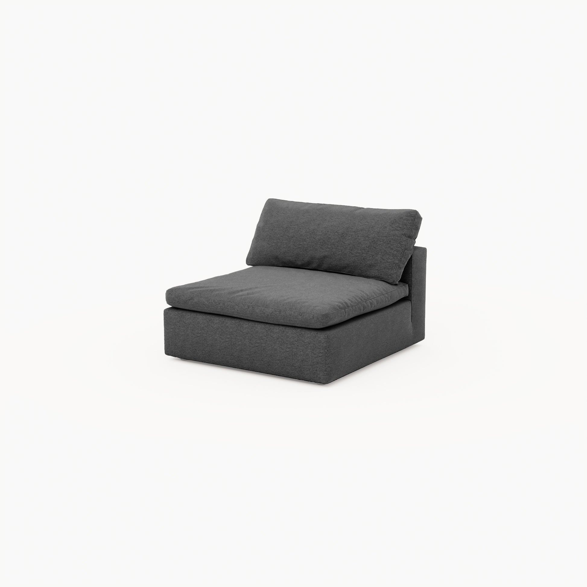 CloudForm™ 3-Seater + Ottoman Modular Sofa | Anthracite