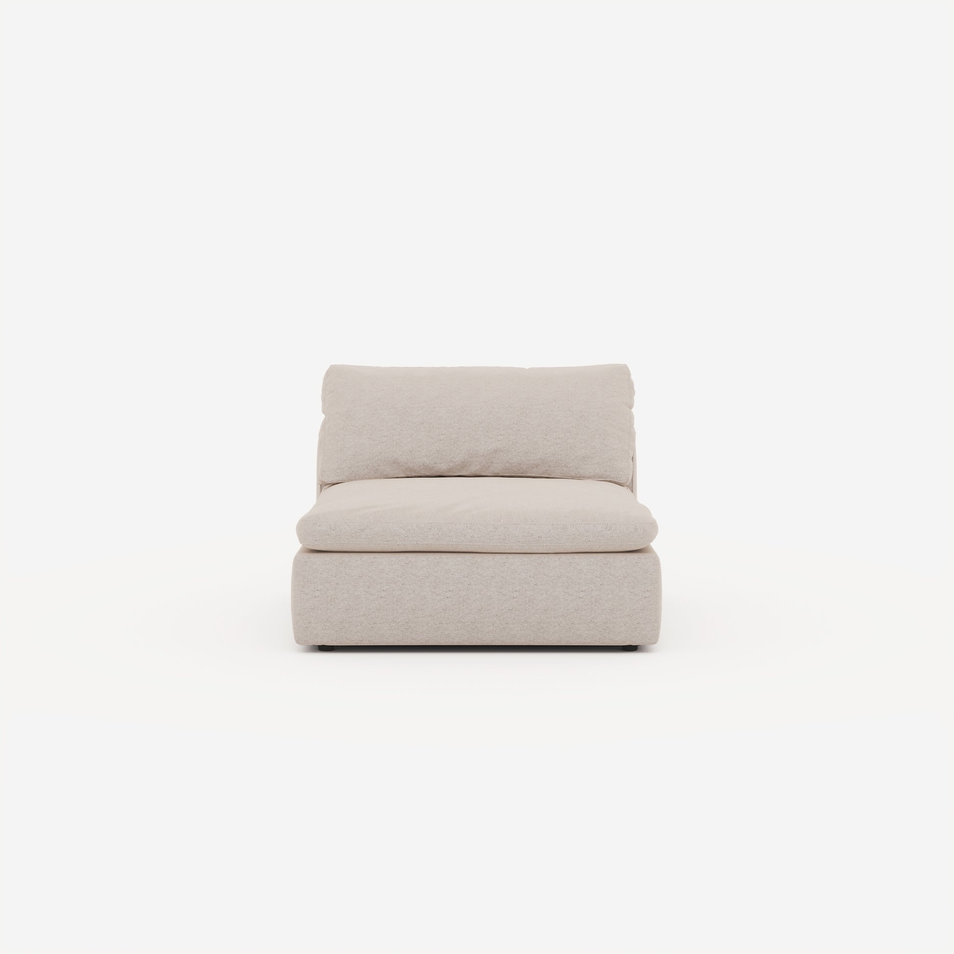CloudForm™ Middle Armless Slipcover | Cream