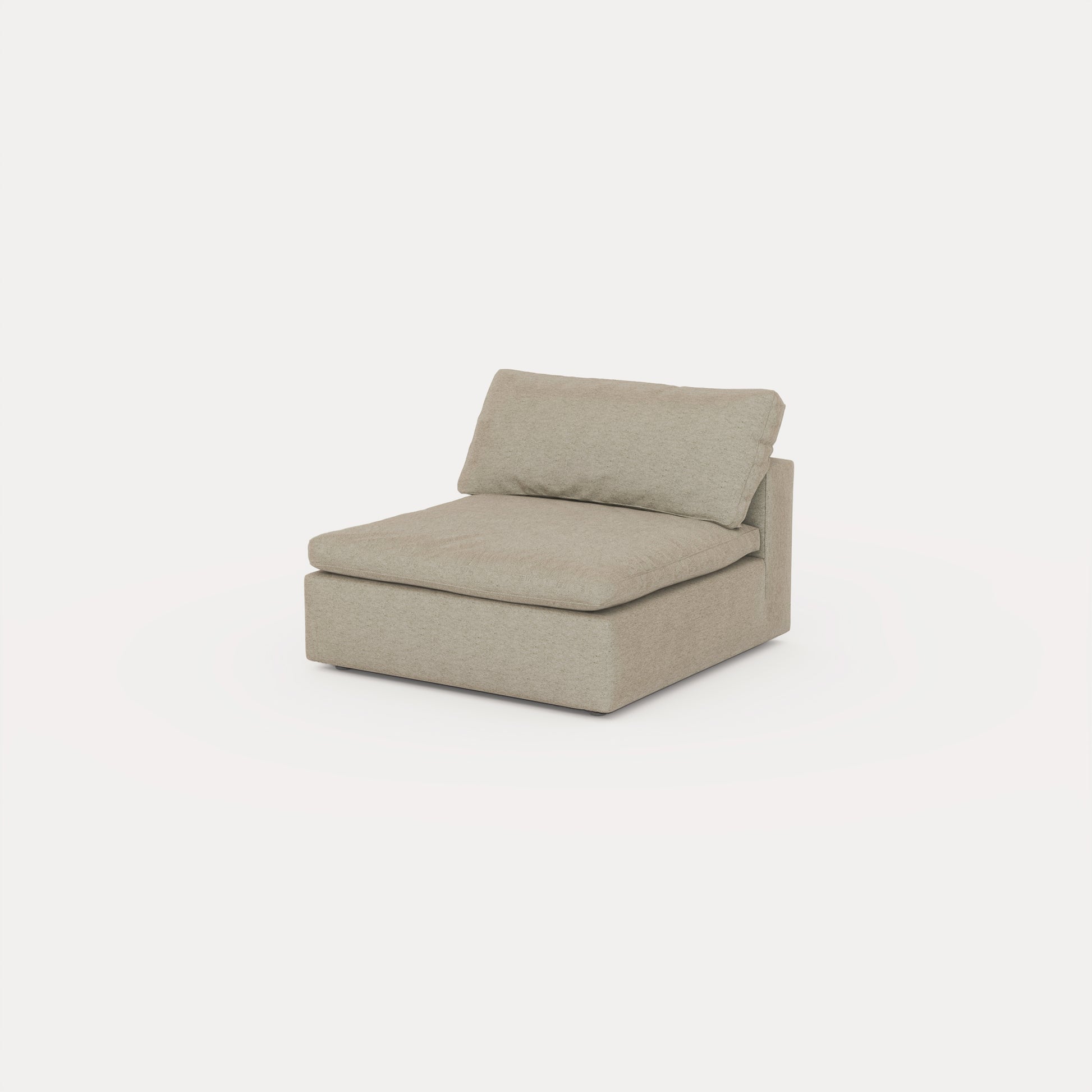 CloudForm™ 3-Seater + Ottoman Modular Sofa | Khaki