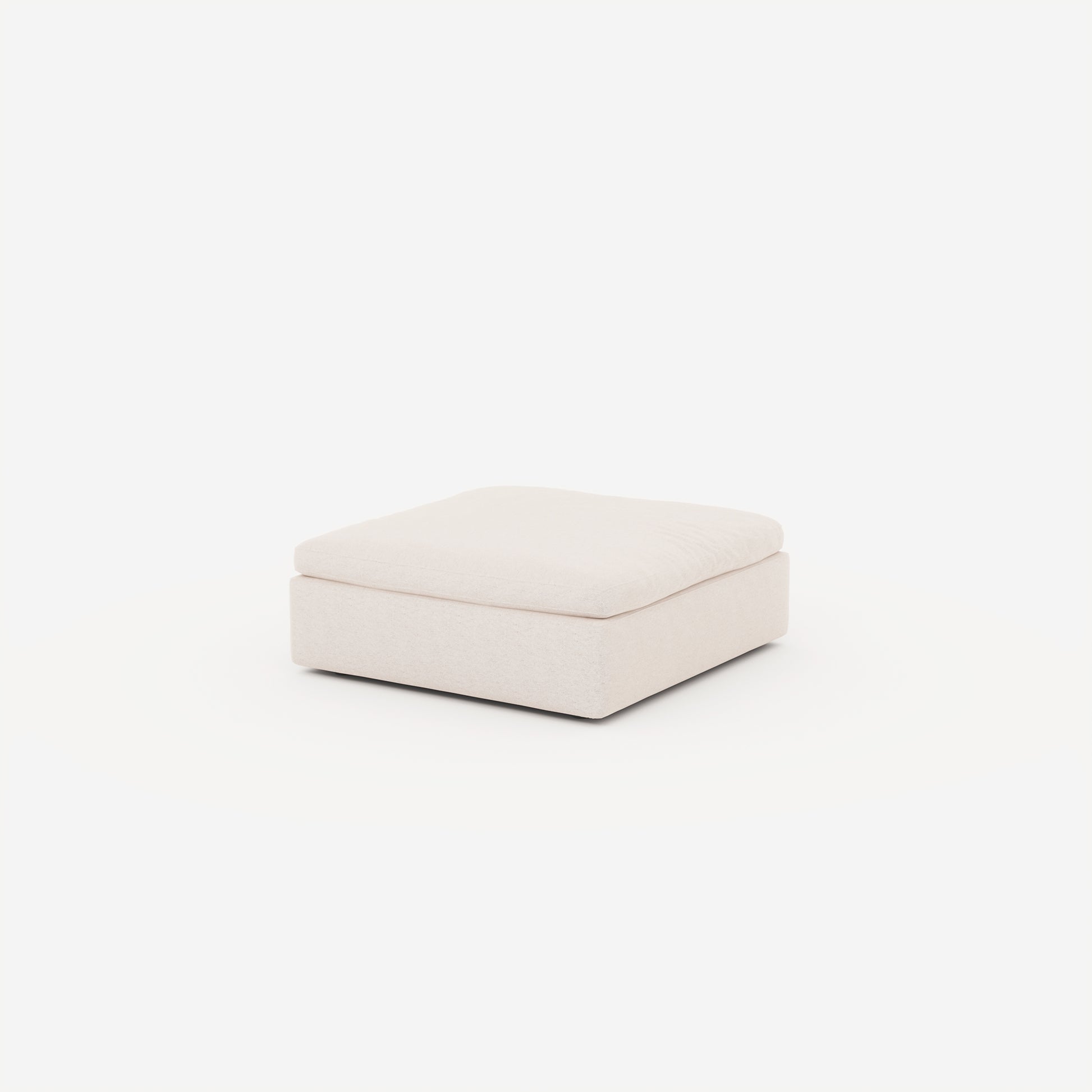 CloudForm™ 4-Seater + Ottoman Modular U-Sofa | Cream