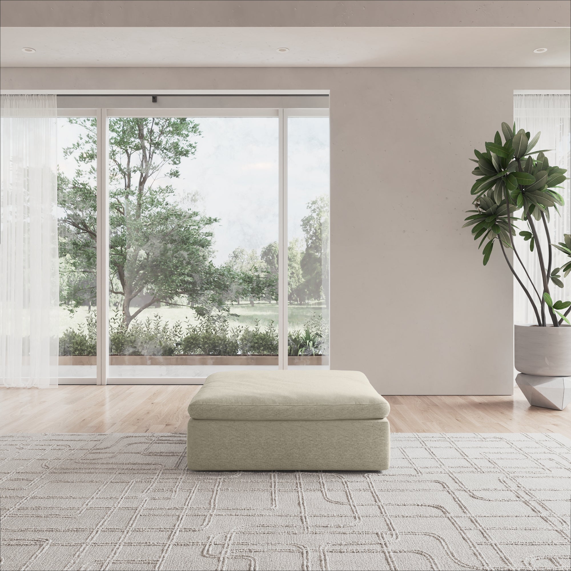 CloudForm™ Ottoman Modular Sofa | Khaki