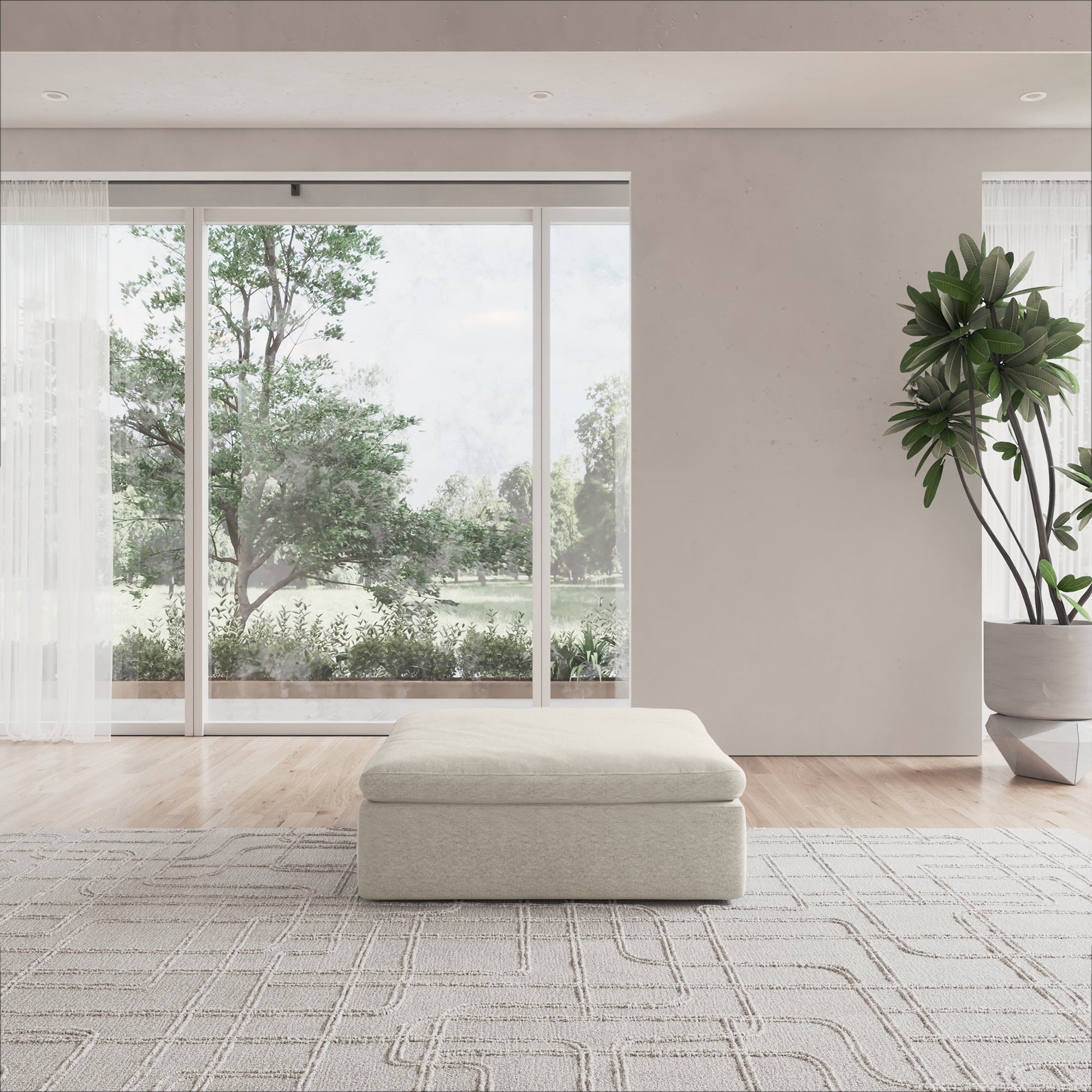 CloudForm™ Ottoman Modular Sofa | Pearl