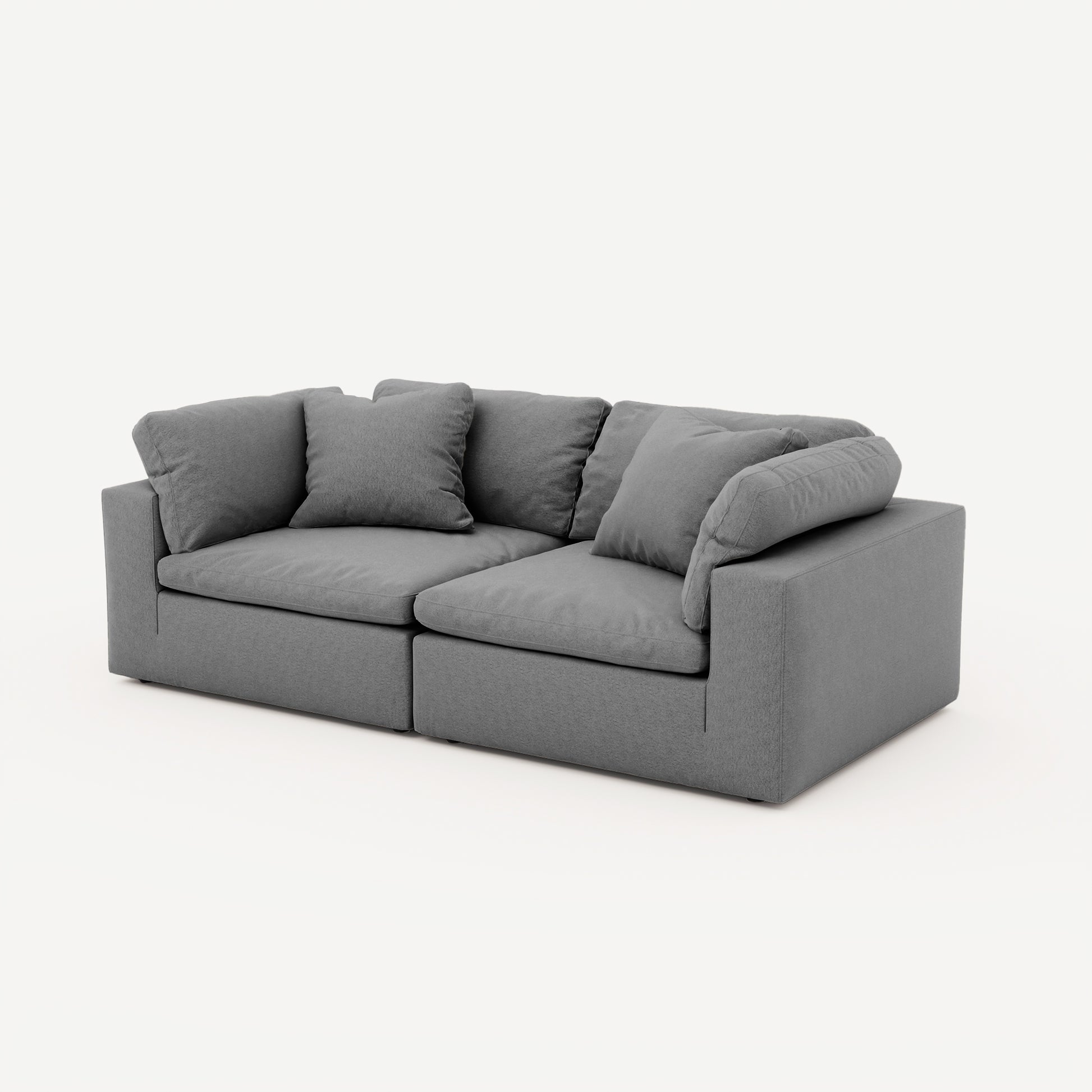 CloudForm™ 2-Seater Modular Sofa | Anthracite