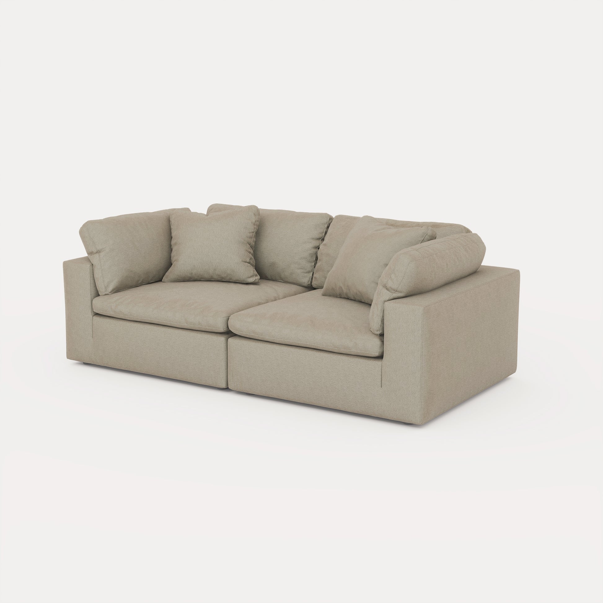 CloudForm™ 2-Seater Modular Sofa | Khaki