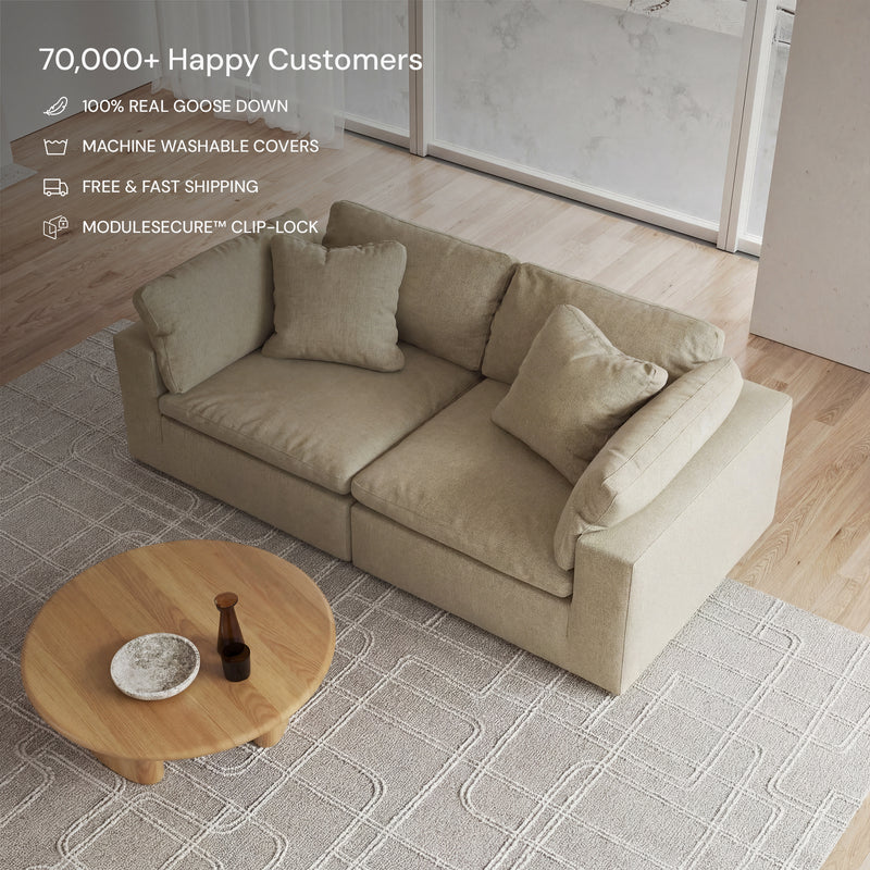 CloudForm™ 2-Seater Modular Sofa | Beige